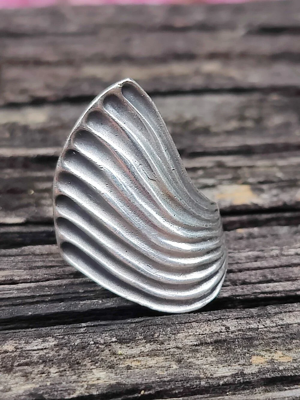 Vintage Sterling Silver Danish Artisan Made Ring